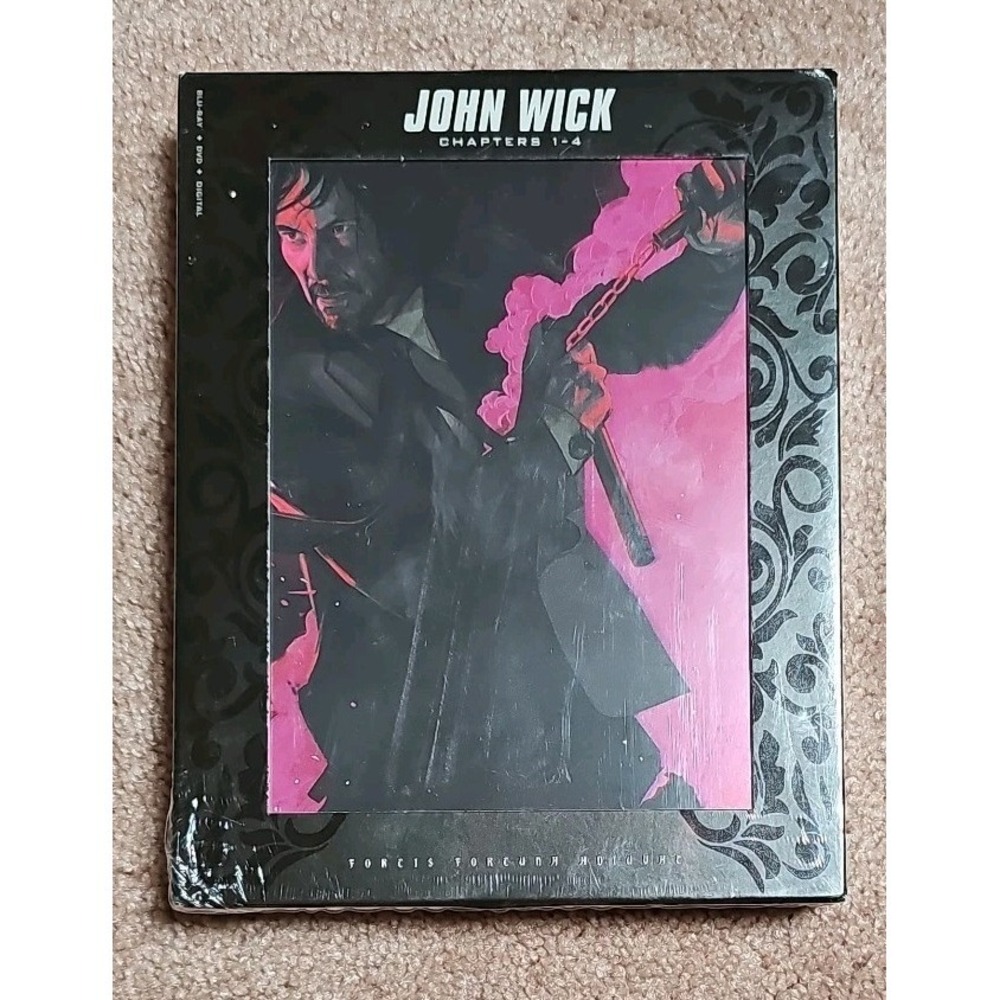 John Wick: Chapters 1 - 4 (Blu-ray + DVD box set) NEW